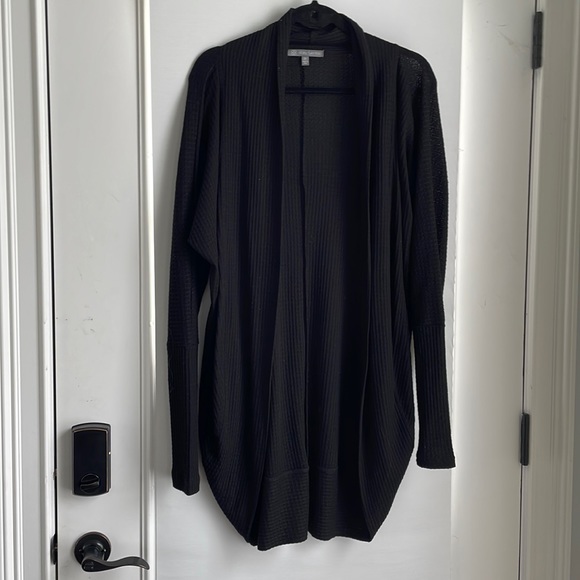 Daisy Fuentes sweater, size 2x. Black open front Tub X - Picture 1 of 7